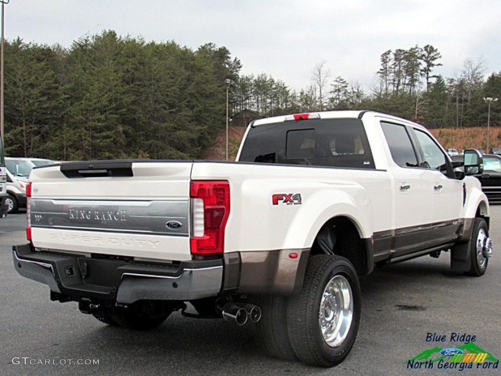 2017 F450 Super Duty King Ranch Crew Cab 4x4 - White Platinum / King Ranch Java photo #5