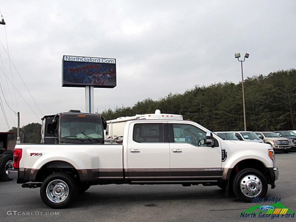2017 F450 Super Duty King Ranch Crew Cab 4x4 - White Platinum / King Ranch Java photo #6