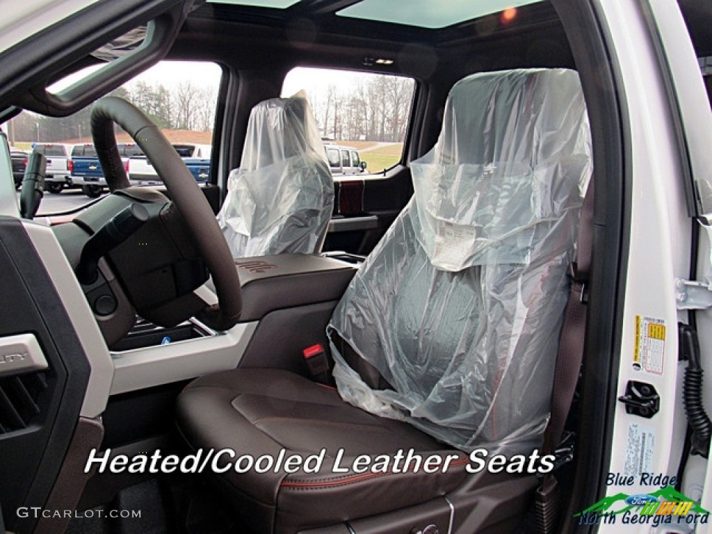 2017 F450 Super Duty King Ranch Crew Cab 4x4 - White Platinum / King Ranch Java photo #10