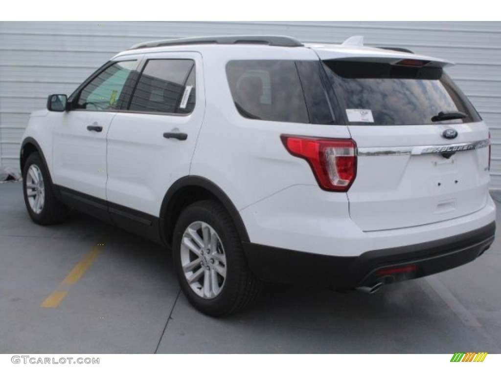 2017 Explorer FWD - Oxford White / Medium Light Camel photo #6