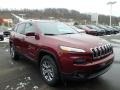 2018 Velvet Red Pearl Jeep Cherokee Latitude Plus 4x4  photo #7