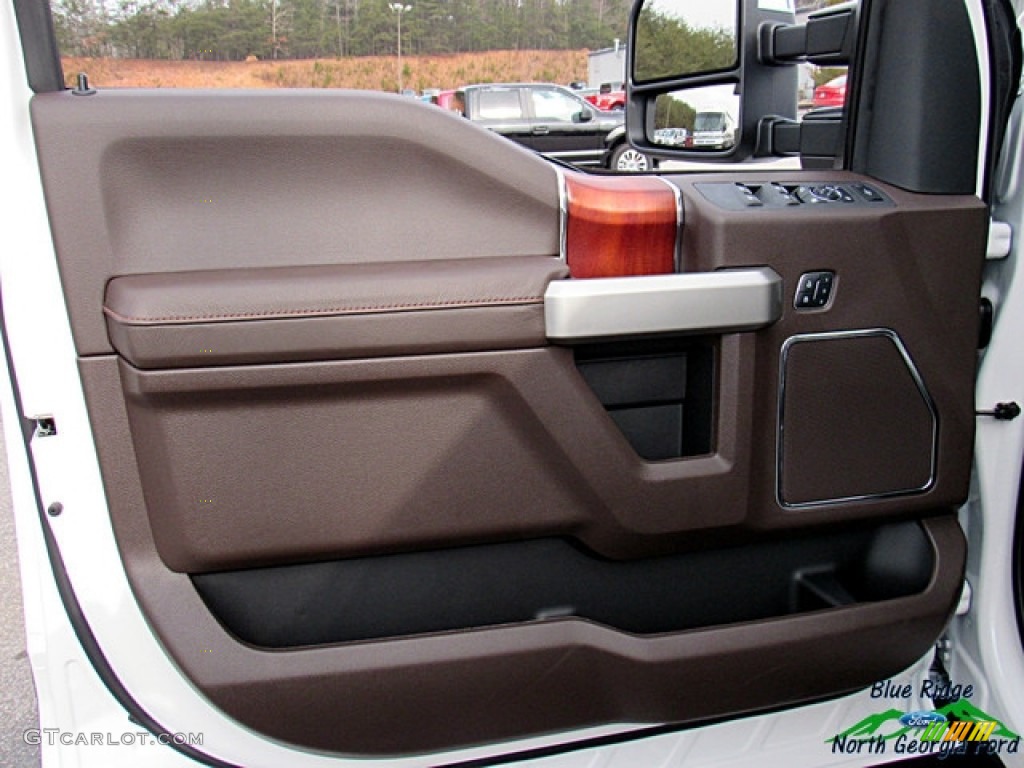 2017 F450 Super Duty King Ranch Crew Cab 4x4 - White Platinum / King Ranch Java photo #33