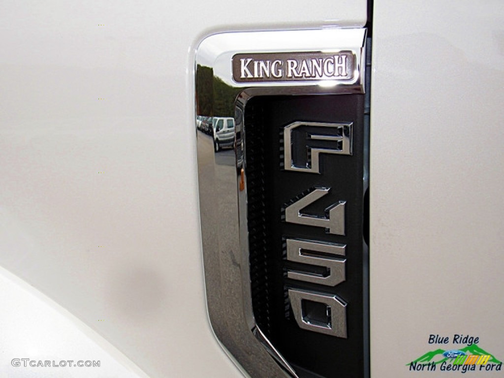 2017 F450 Super Duty King Ranch Crew Cab 4x4 - White Platinum / King Ranch Java photo #40