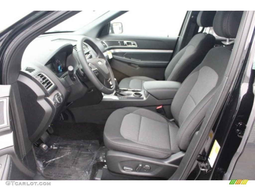 2017 Explorer XLT - Shadow Black / Ebony Black photo #11