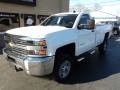Summit White - Silverado 2500HD WT Regular Cab 4x4 Photo No. 2