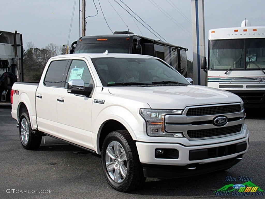 2018 F150 Platinum SuperCrew 4x4 - White Platinum / Dark Marsala photo #7