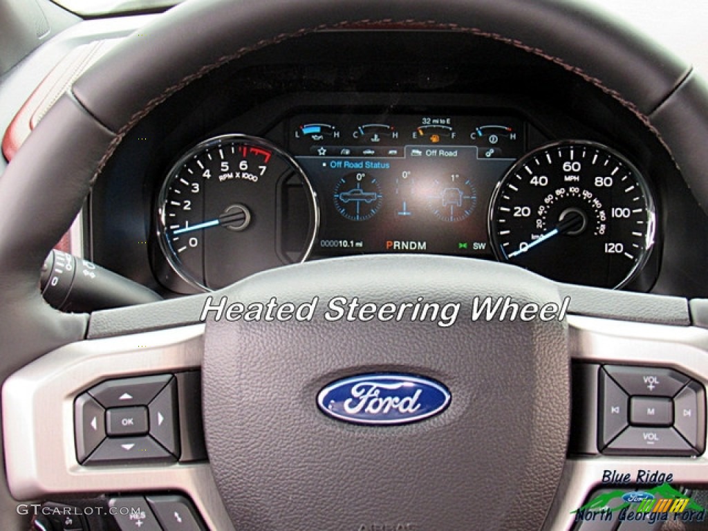 2018 F150 Platinum SuperCrew 4x4 - White Platinum / Dark Marsala photo #18