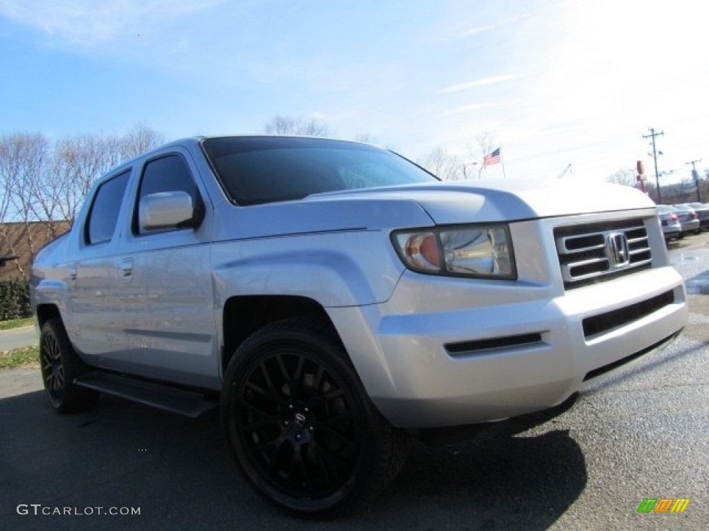 2007 Ridgeline RTS - Billet Silver Metallic / Gray photo #2