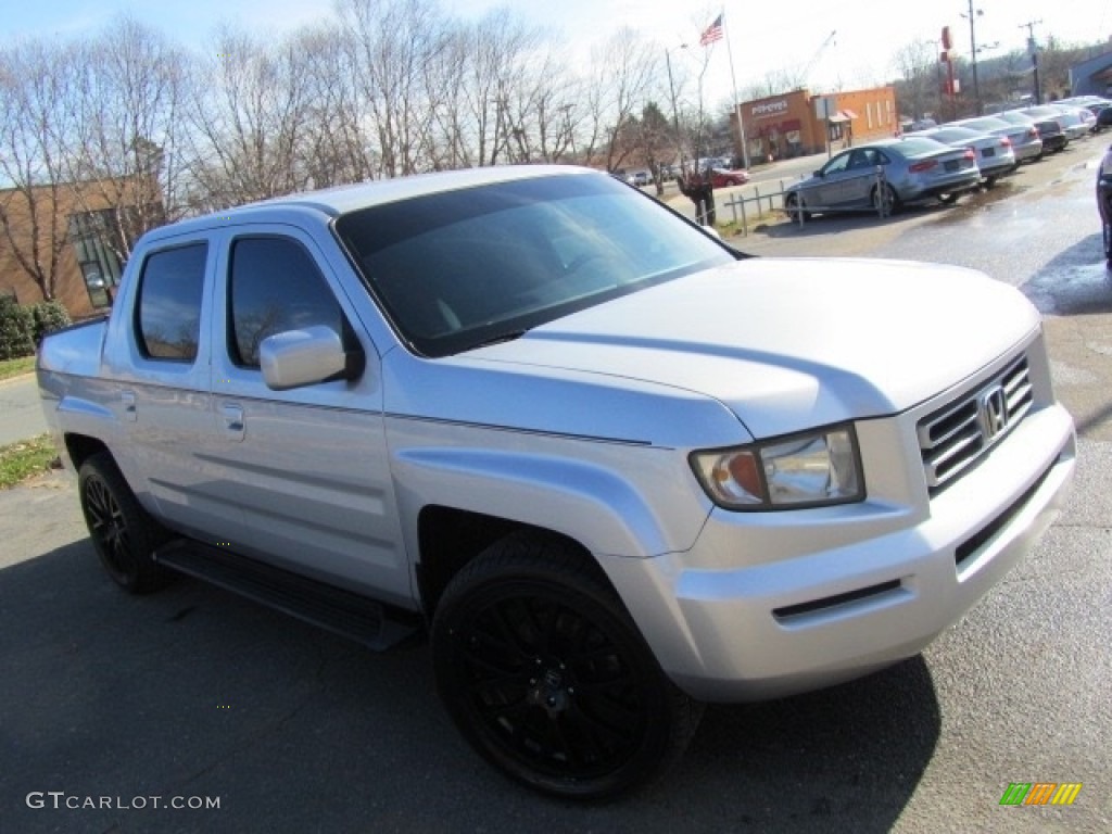 2007 Ridgeline RTS - Billet Silver Metallic / Gray photo #3