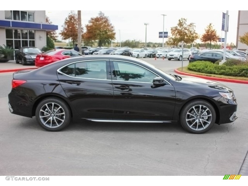 2018 TLX V6 Technology Sedan - Black Copper Pearl / Espresso photo #8