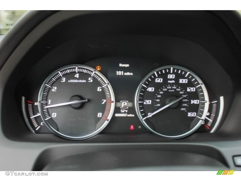 2018 Acura TLX V6 Technology Sedan Gauges Photo #124451771