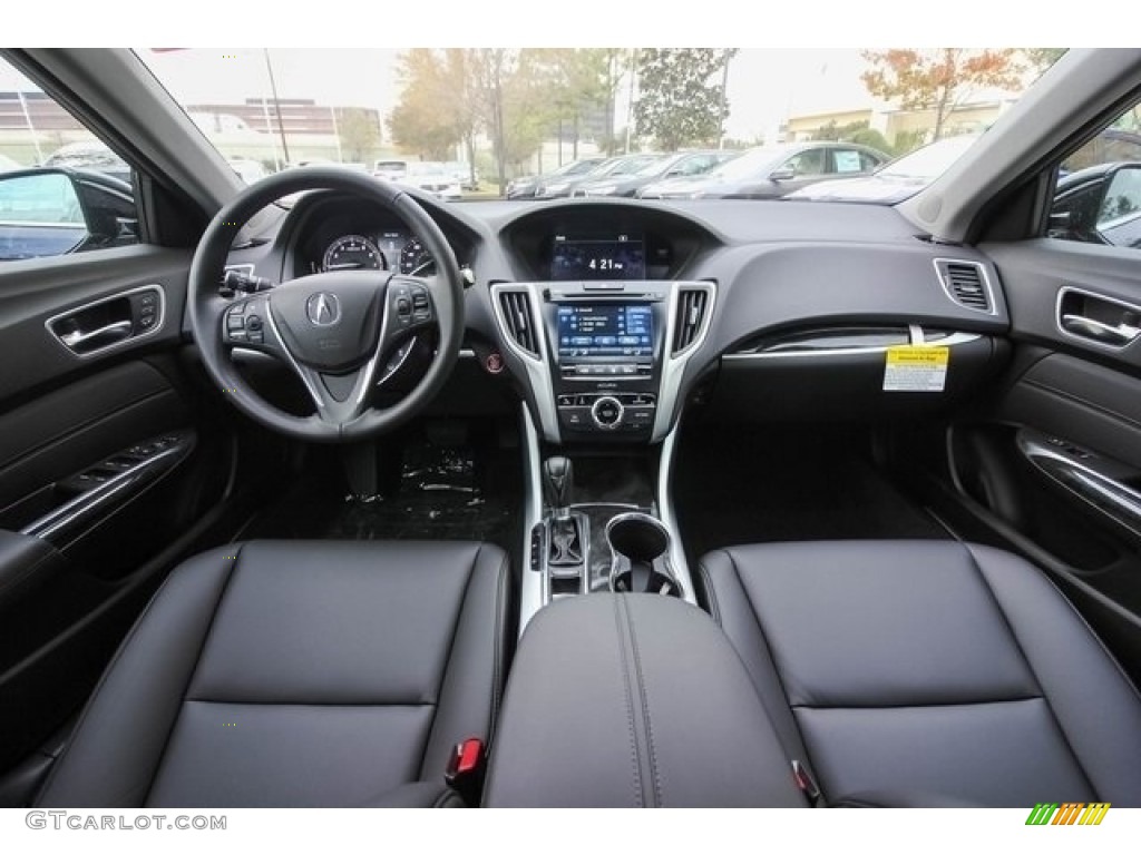 Ebony Interior 2018 Acura TLX Sedan Photo #124451849