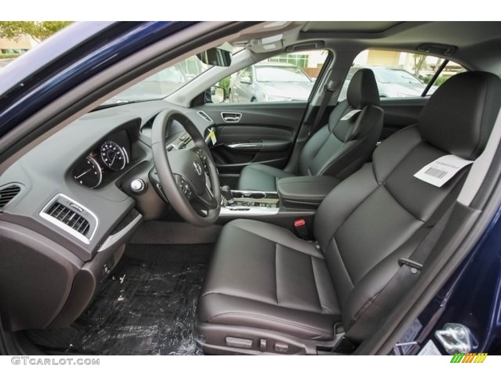 Ebony Interior 2018 Acura TLX Sedan Photo #124451894