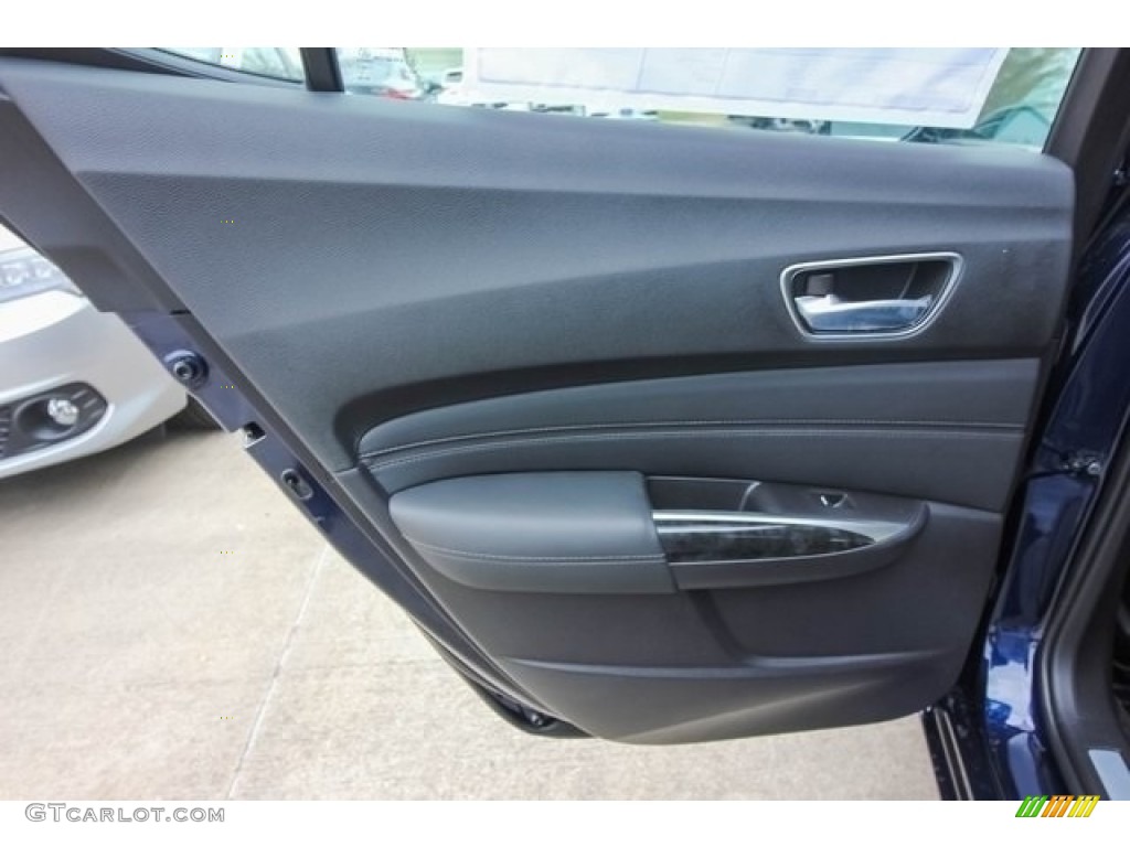 2018 Acura TLX Sedan Ebony Door Panel Photo #124451903