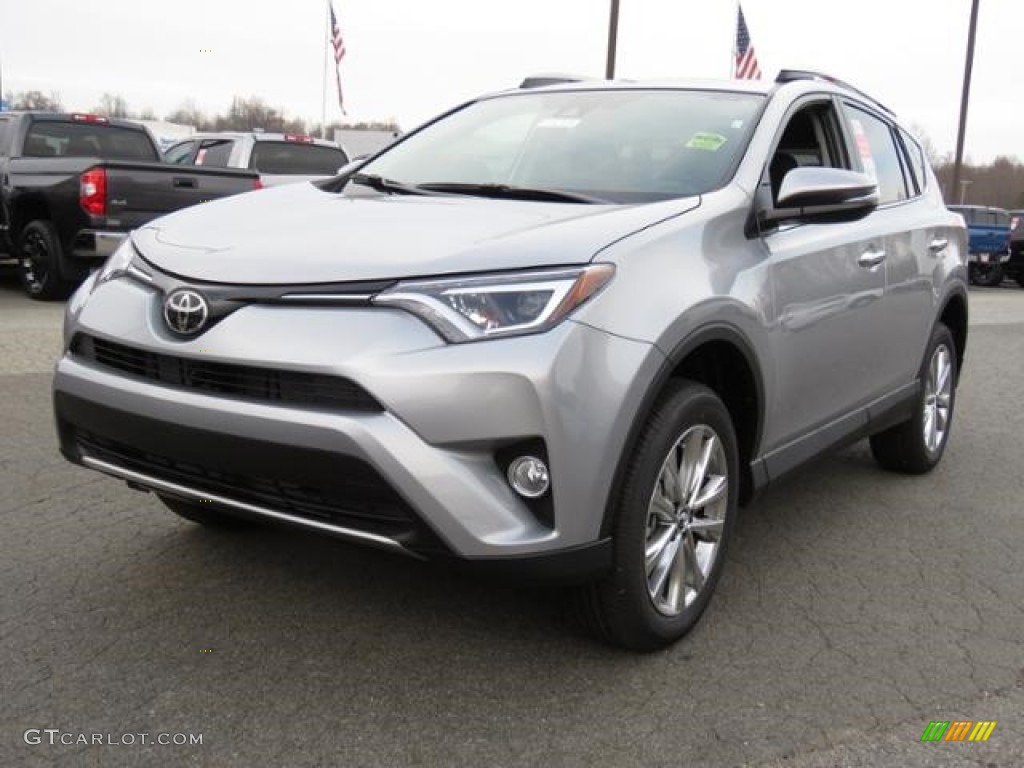 2018 RAV4 Limited - Silver Sky Metallic / Black photo #3