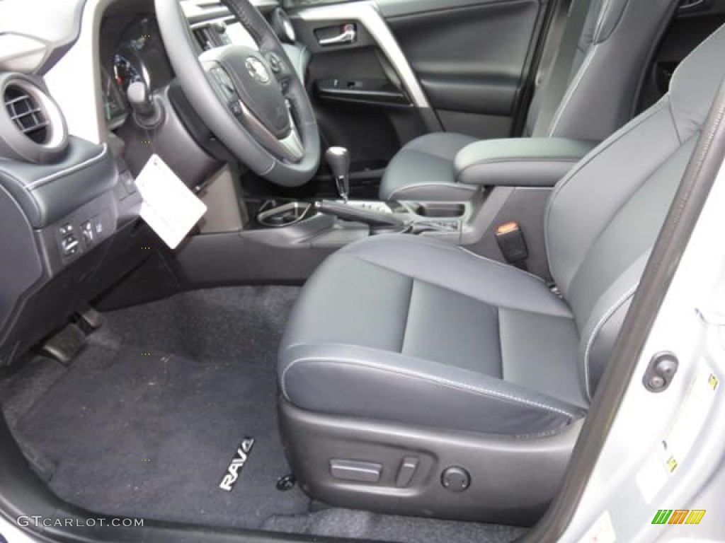 Black Interior 2018 Toyota RAV4 Limited Photo #124456851