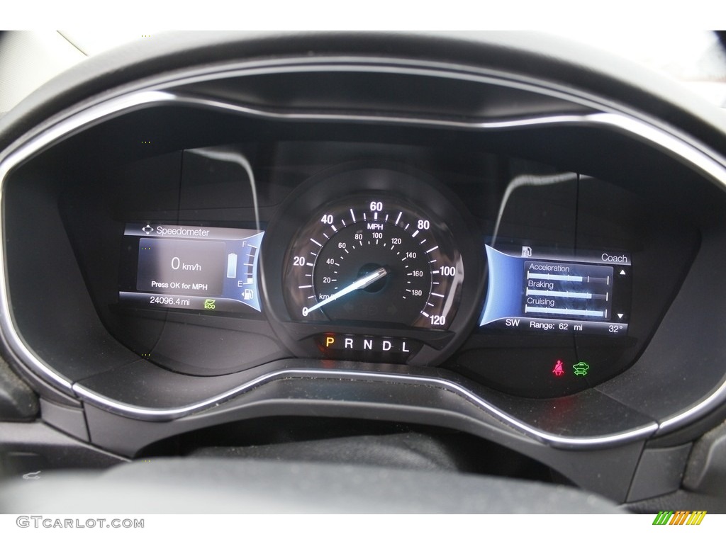 2017 Fusion Hybrid Titanium - Magnetic / Ebony photo #12