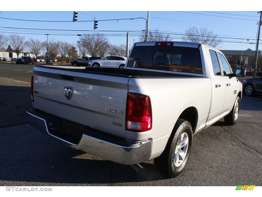 2017 1500 SLT Quad Cab 4x4 - Bright Silver Metallic / Black/Diesel Gray photo #6