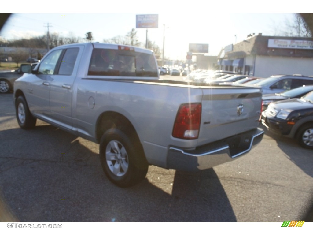 2017 1500 SLT Quad Cab 4x4 - Bright Silver Metallic / Black/Diesel Gray photo #10