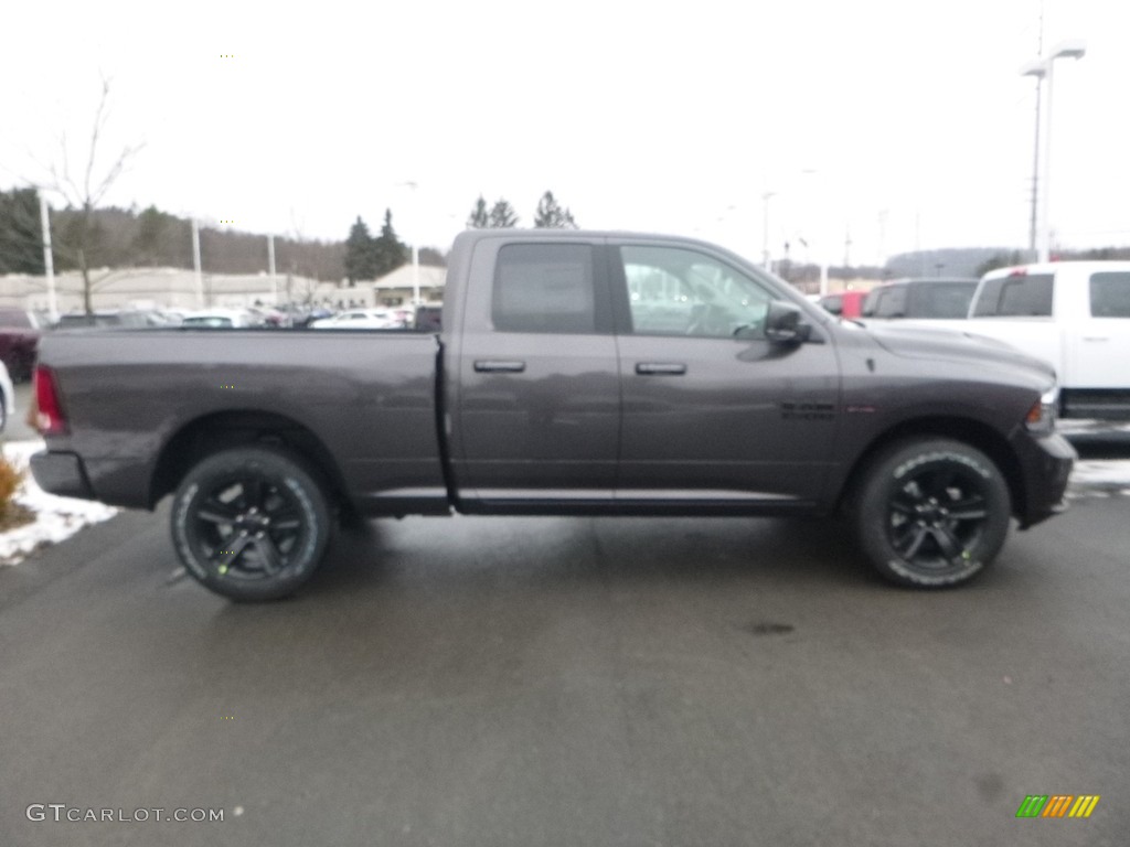2018 1500 Sport Quad Cab 4x4 - Granite Crystal Metallic / Black photo #6
