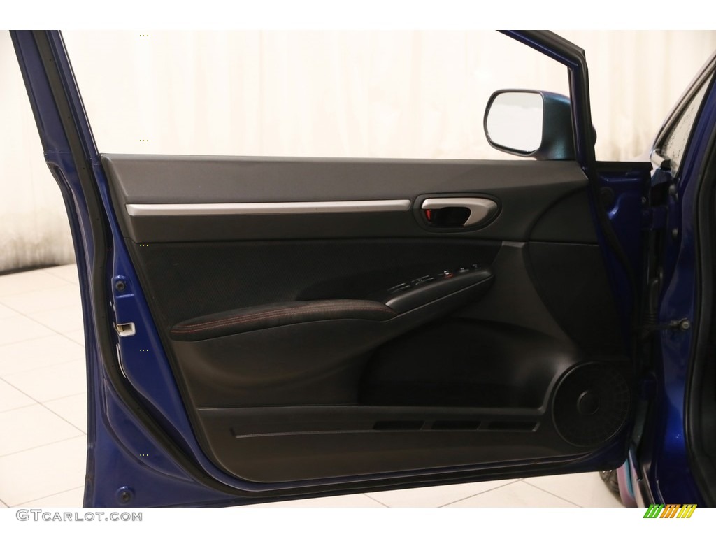 2008 Civic Si Sedan - Fiji Blue Pearl / Black photo #4
