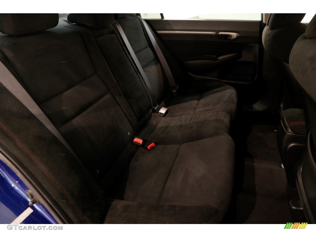 2008 Civic Si Sedan - Fiji Blue Pearl / Black photo #14