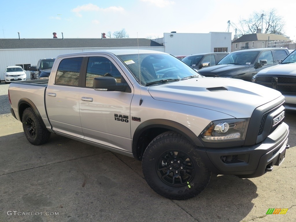 Bright Silver Metallic 2018 Ram 1500 Rebel Crew Cab 4x4 Exterior Photo #124460385