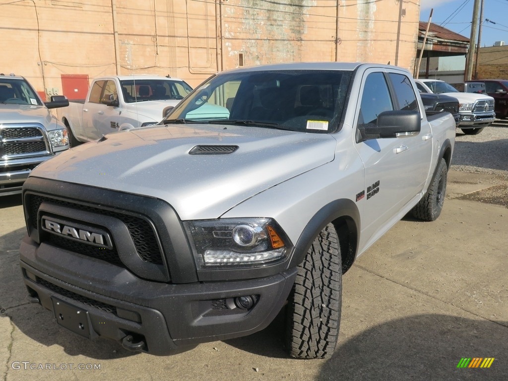 Bright Silver Metallic 2018 Ram 1500 Rebel Crew Cab 4x4 Exterior Photo #124460460