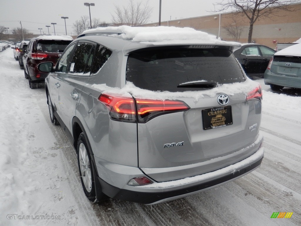 2018 RAV4 Limited AWD - Silver Sky Metallic / Ash photo #4