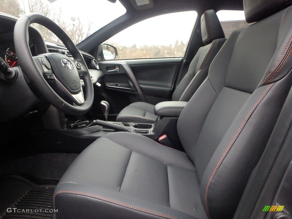Black Interior 2018 Toyota RAV4 SE AWD Photo #124461243