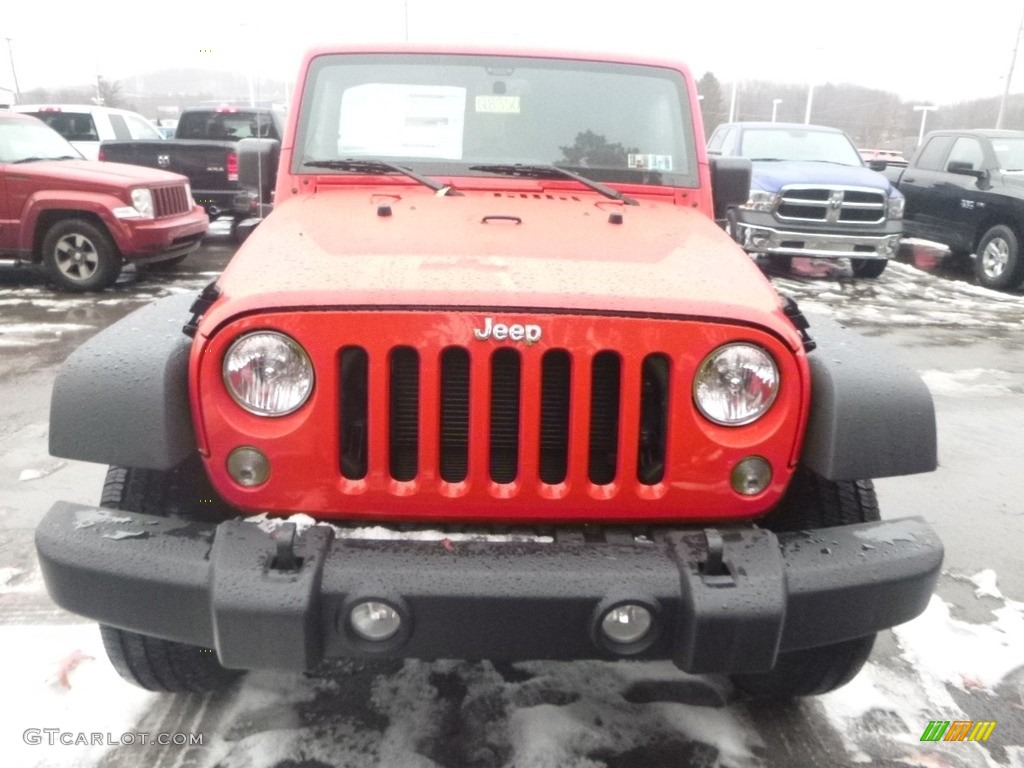 2018 Wrangler Unlimited Sport 4x4 - Firecracker Red / Black photo #7