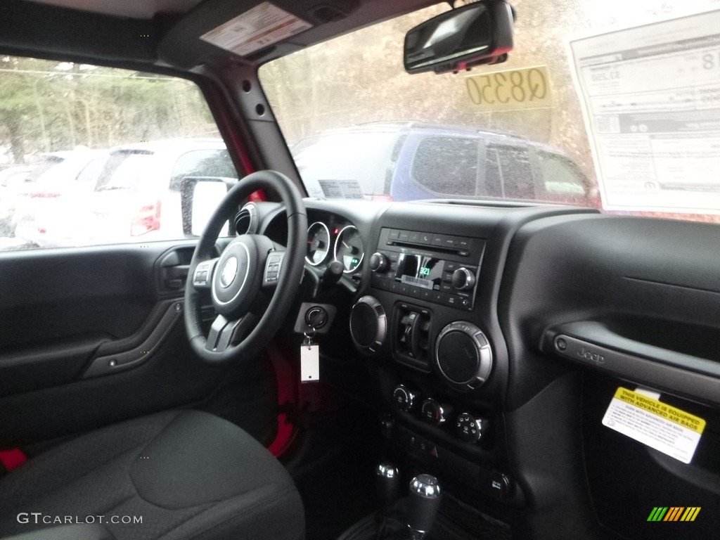 2018 Wrangler Unlimited Sport 4x4 - Firecracker Red / Black photo #10