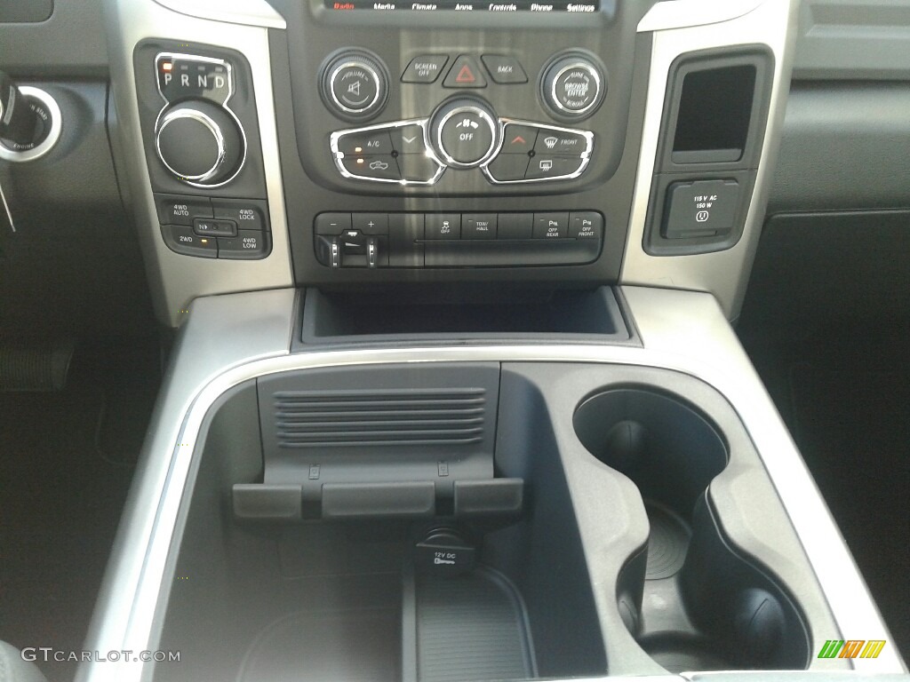 2018 1500 Big Horn Crew Cab 4x4 - Brilliant Black Crystal Pearl / Black/Diesel Gray photo #16
