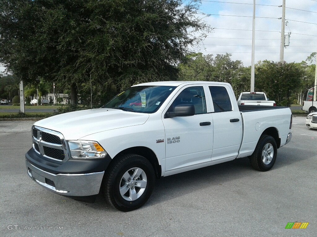 2018 1500 Tradesman Quad Cab - Bright White / Black/Diesel Gray photo #1