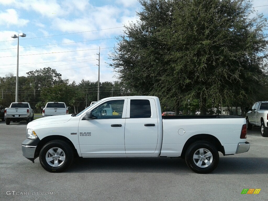 2018 1500 Tradesman Quad Cab - Bright White / Black/Diesel Gray photo #2