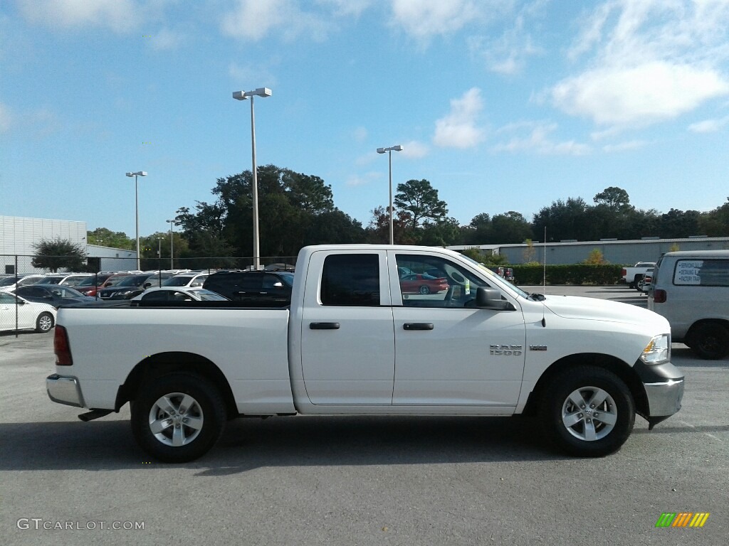 2018 1500 Tradesman Quad Cab - Bright White / Black/Diesel Gray photo #6
