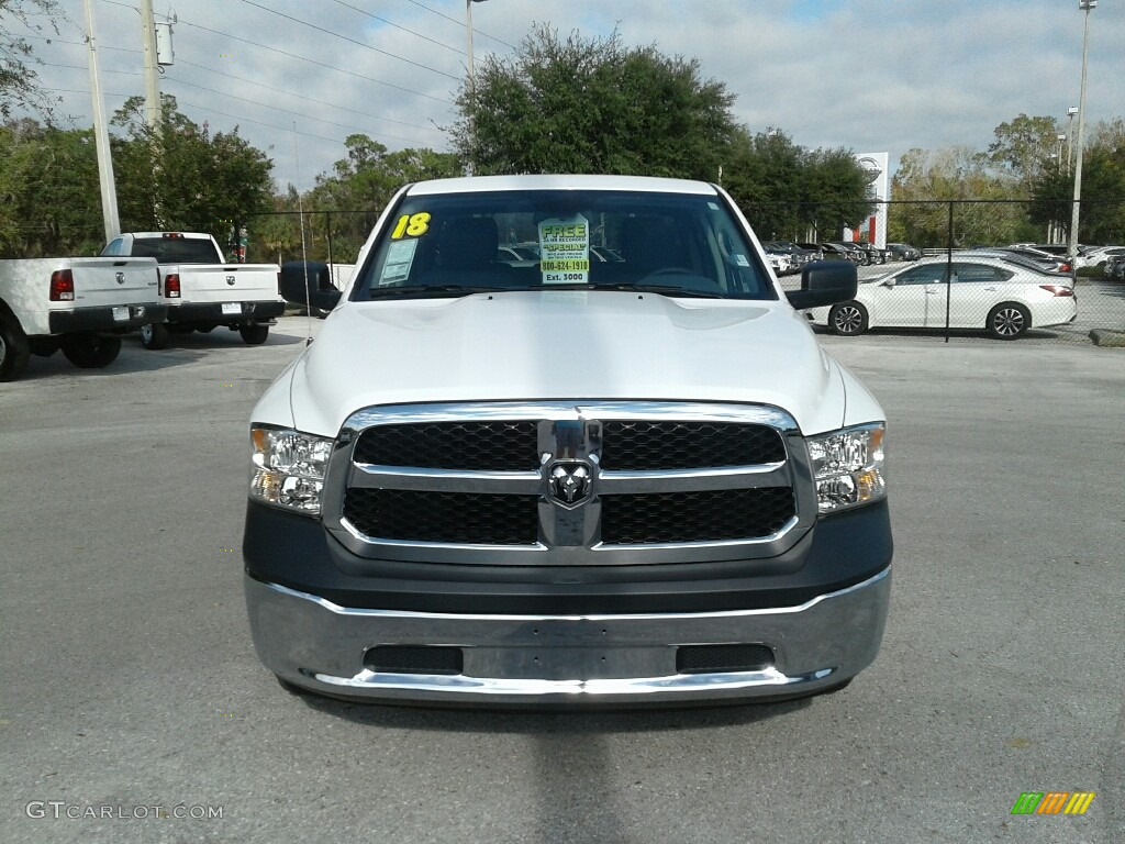 2018 1500 Tradesman Quad Cab - Bright White / Black/Diesel Gray photo #8