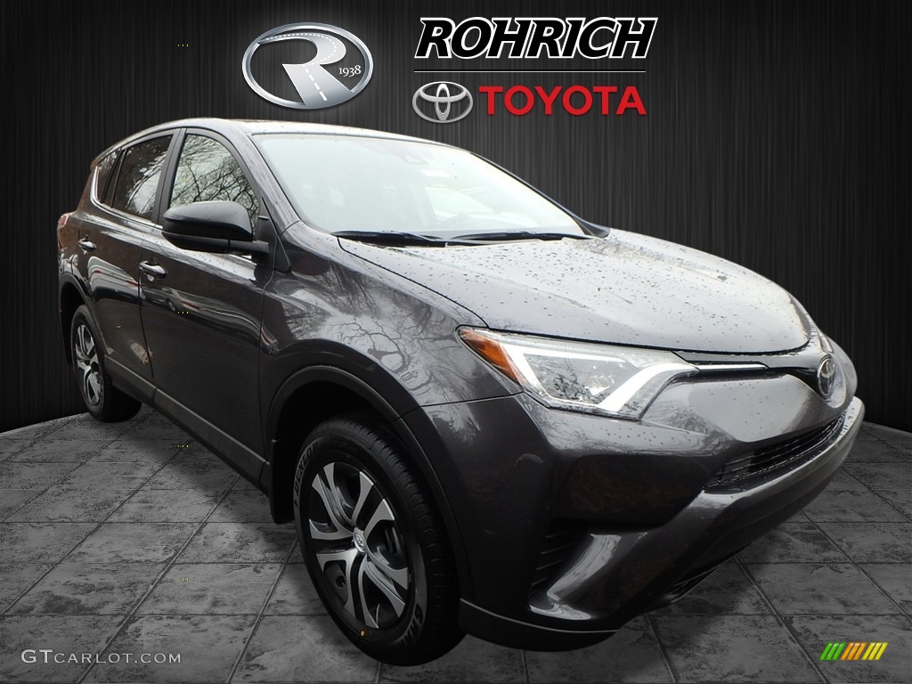 2018 RAV4 LE AWD - Magnetic Gray Metallic / Black photo #1