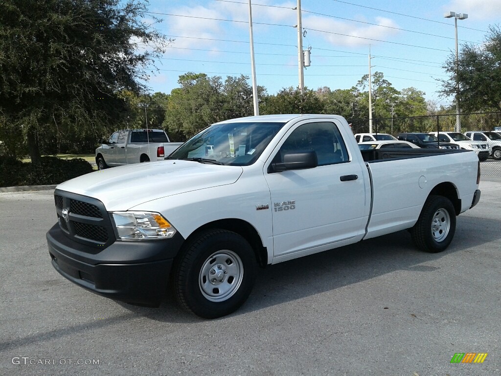 2018 1500 Tradesman Regular Cab - Bright White / Black/Diesel Gray photo #1