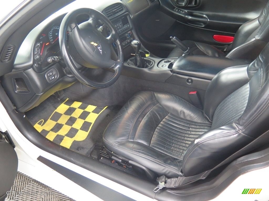 2002 Corvette Coupe - Speedway White / Black photo #3
