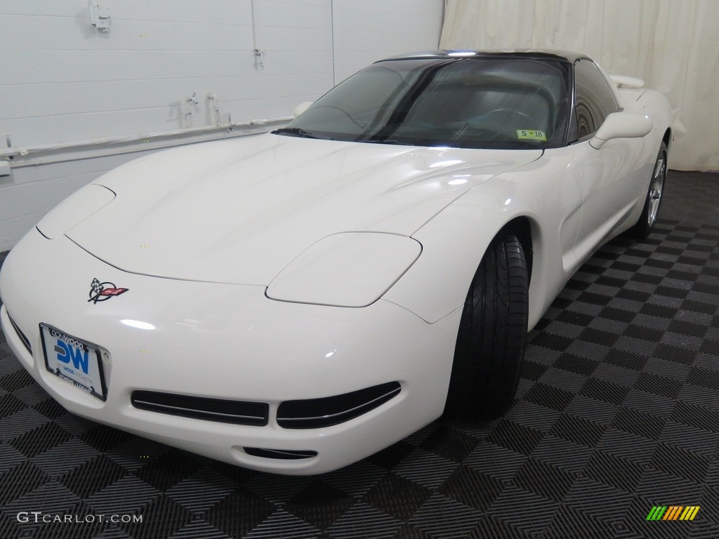 2002 Corvette Coupe - Speedway White / Black photo #10
