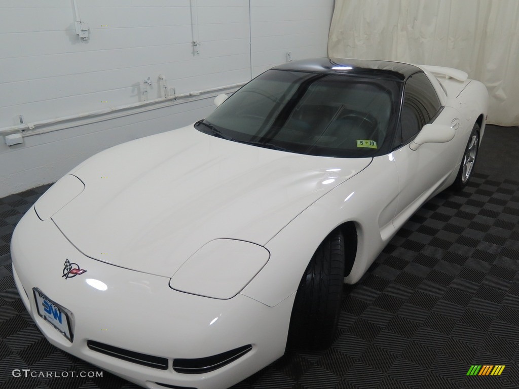 2002 Corvette Coupe - Speedway White / Black photo #11