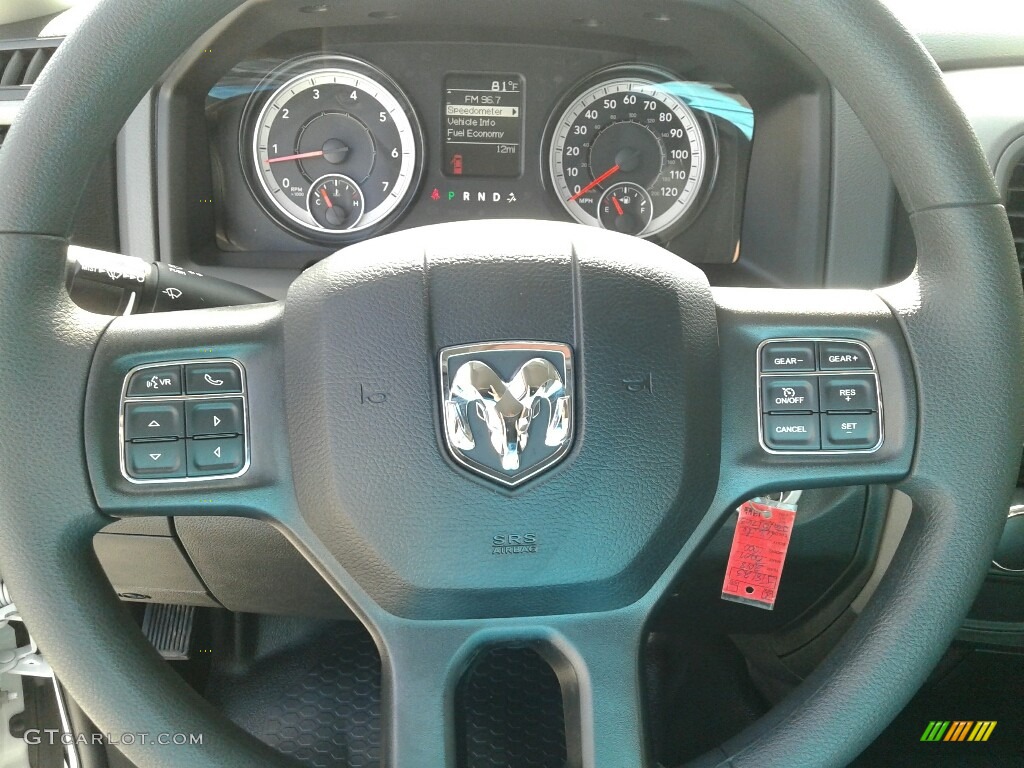 2018 1500 Tradesman Regular Cab - Bright White / Black/Diesel Gray photo #14