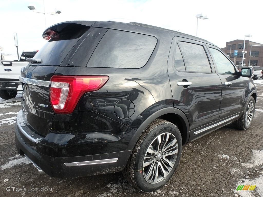 2018 Explorer Platinum 4WD - Shadow Black / Ebony Black photo #3
