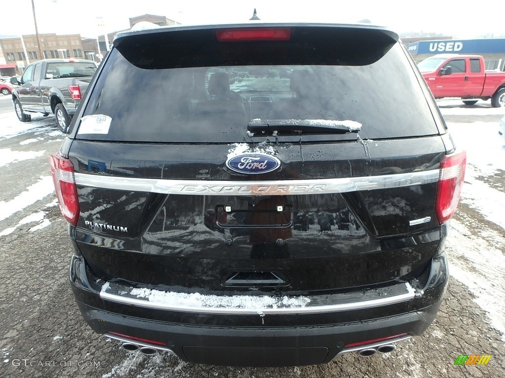 2018 Explorer Platinum 4WD - Shadow Black / Ebony Black photo #4