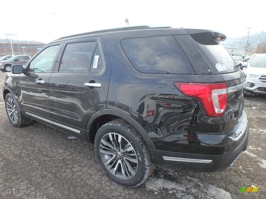 2018 Explorer Platinum 4WD - Shadow Black / Ebony Black photo #5