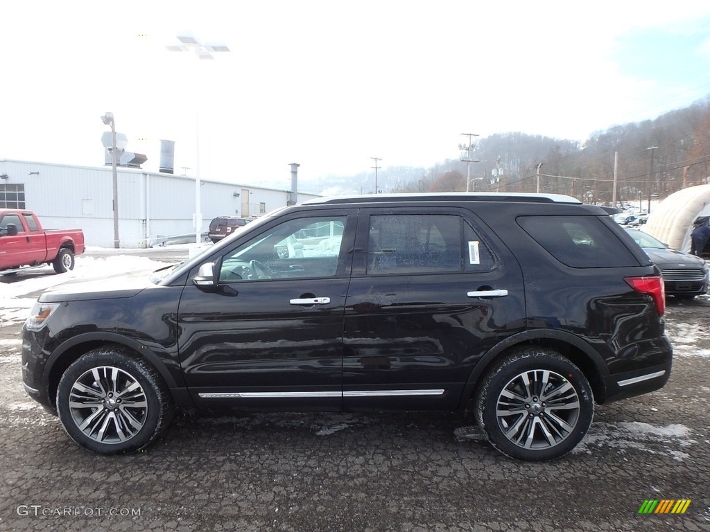 Shadow Black 2018 Ford Explorer Platinum 4WD Exterior Photo #124463745