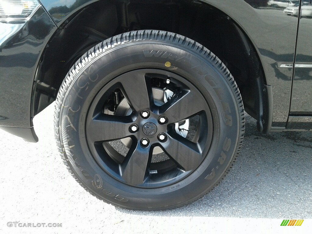 2018 1500 Express Crew Cab 4x4 - Brilliant Black Crystal Pearl / Black/Diesel Gray photo #20