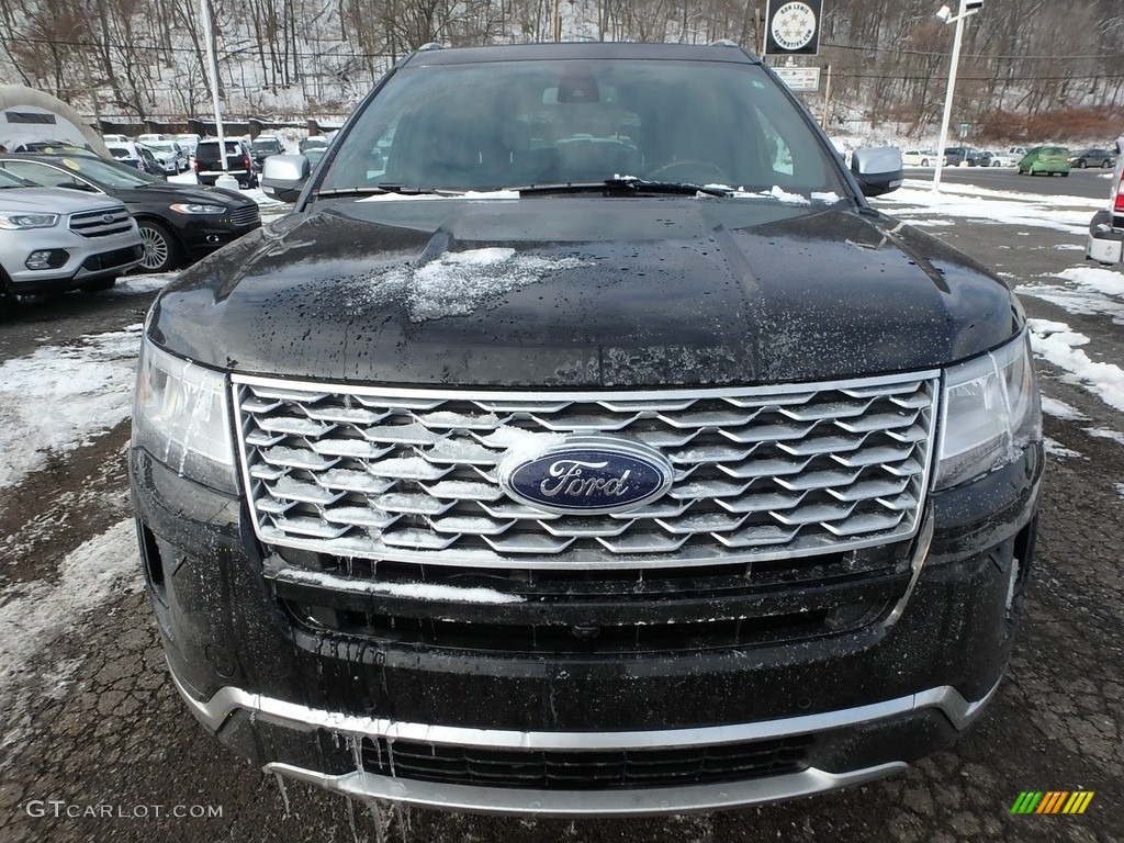 2018 Explorer Platinum 4WD - Shadow Black / Ebony Black photo #8