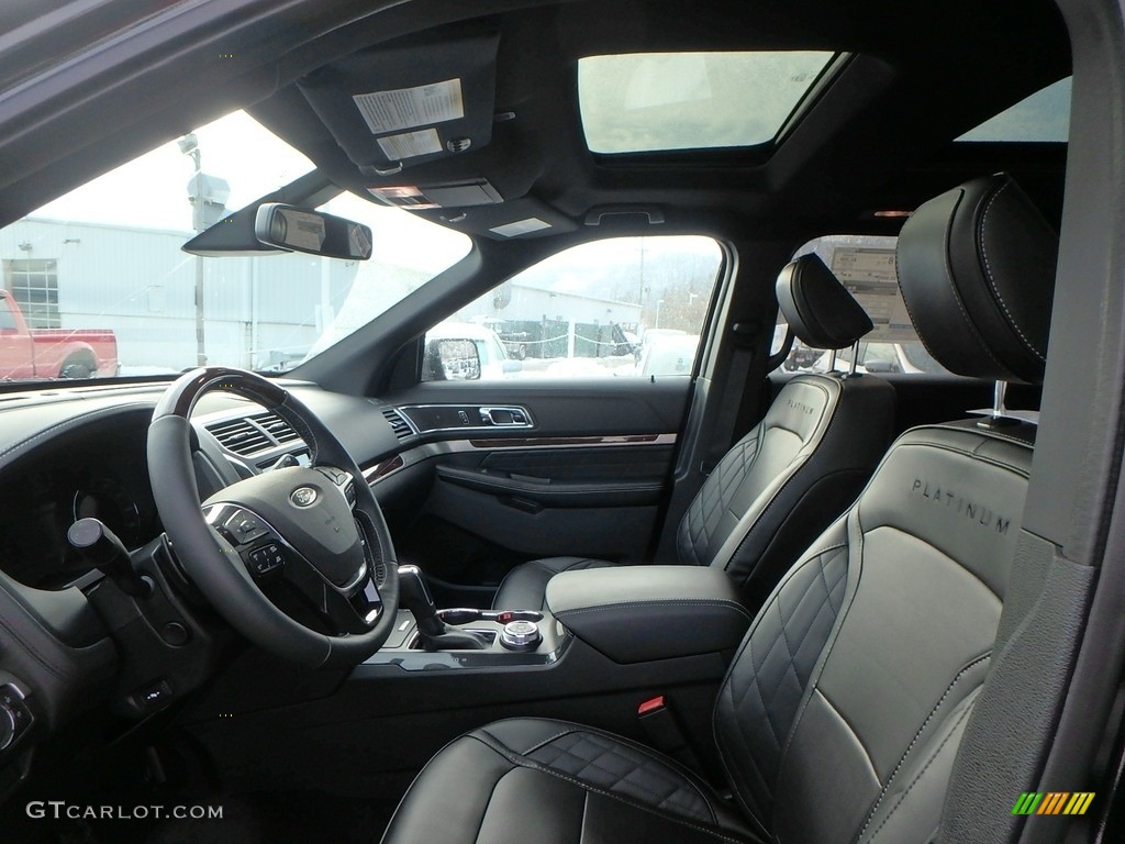 2018 Explorer Platinum 4WD - Shadow Black / Ebony Black photo #10